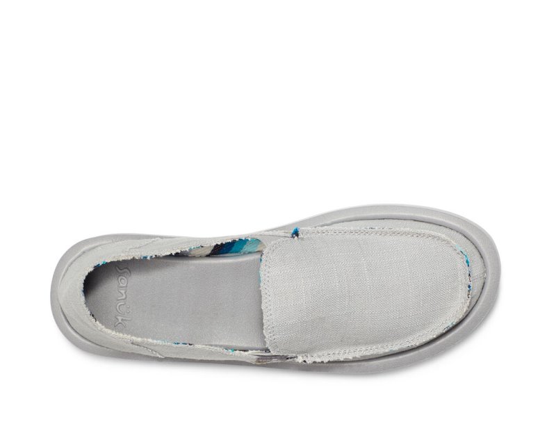 Sanuk Donna St Hemp Women's Shoes Grey | Canada 162UZG